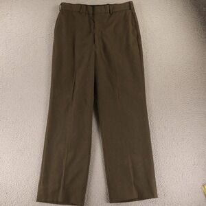 Coates Brothers Clothing Pants Mens 35x31 Green Polyester Wool USMC Marines